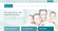 Desktop Screenshot of dentalcareprinceton.com